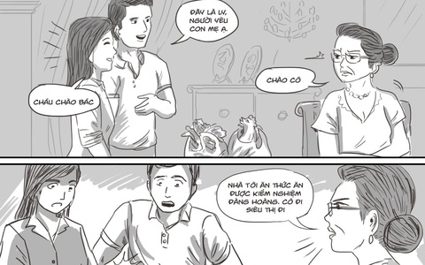 Ngày ra mắt, mẹ tôi vứt 10 triệu yêu cầu người yêu tôi đi mua thức ăn, ngờ đâu cô ấy giận dữ “đốp” lại một câu làm bà giận tím mặt