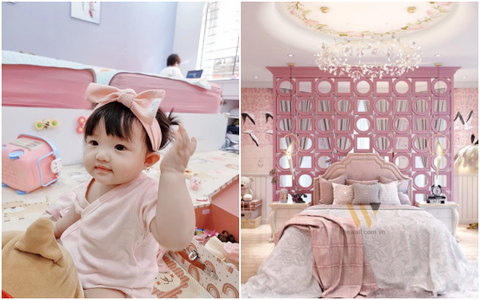 Bố mẹ giàu nức tiếng, ái nữ nhà sao sinh ra đã ở biệt thự, phòng riêng xịn đẹp như công chúa