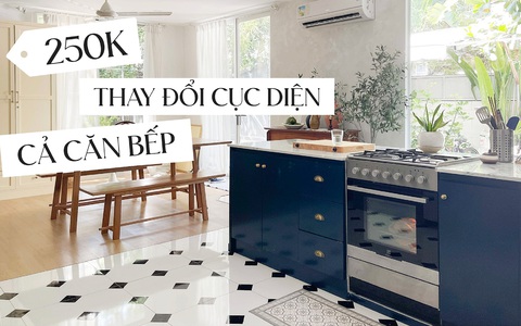 Thay vì tốn 10 triệu mua gạch mosaic thật, blogger Sài Gòn hướng dẫn cách tự làm tại nhà vẫn đẹp kiểu "chanh sả" mà chỉ tốn 250k 