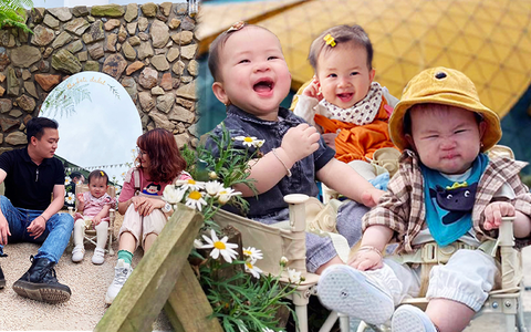 Xách ghế ăn dặm vi vu khắp Đà Lạt, bé gái 9 tháng tuổi "đốn tim" dân mạng vì loạt biểu cảm yêu hết nấc!