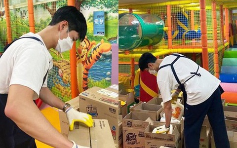 Park Bo Gum đi làm từ thiện sau khi hoàn thành nghĩa vụ quân sự