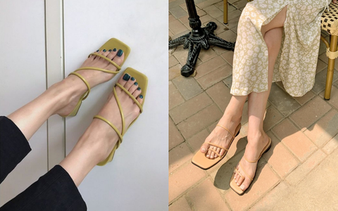 4 mẫu sandals hè giúp nàng chân ngắn ''hack dáng'' ít nhất 5cm: Sành điệu, dễ diện mà giá rất bình dân
