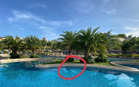 Công an giám định hiện trường vụ cháu bé người Nhật tử vong tại hồ bơi khu resort