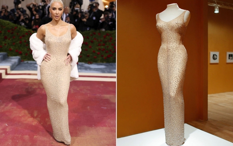 Kim Kardashian phủ nhận việc làm hỏng váy của Marilyn Monroe