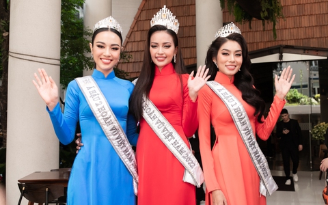 Top 3 Hoa hậu Hoàn vũ Việt Nam diễu hành sau đăng quang: Rất đông fan có mặt giữa trưa nắng, nhan sắc dàn mỹ nhân quả đáng gờm!