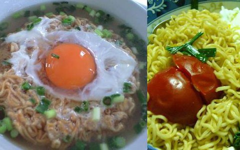 Chị em đua nhau khoe các kiểu nấu mì tôm trứng ngon thôi rồi