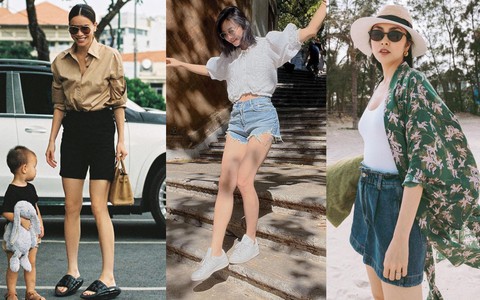 Nhờ mix đồ cao tay, sao Việt 30+ diện quần short vẫn chuẩn thanh lịch và sang chảnh