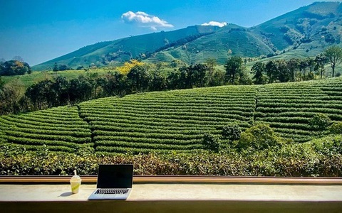 Chán văn phòng ngột ngạt, giới trẻ xách máy tính lên rừng xuống biển làm việc từ xa