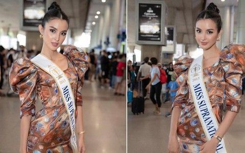 Hoa hậu Siêu quốc gia 2013 bất ngờ sang Việt Nam, nhan sắc vẫn xinh đẹp sau 9 năm đăng quang