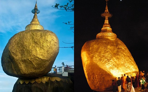 Tảng đá dát vàng đứng chênh vênh nghìn năm trên núi, thách thức mọi định luật vật lý khiến nhà khoa học bối rối