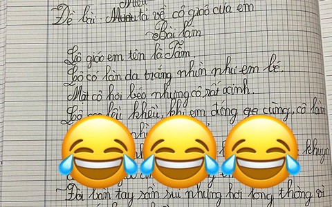 Bài văn "bóc phốt" giáo viên: Cô cao lều khều, trán nhiều nếp nhăn... đọc đến đoạn kết phải khen ngợi học trò quá tinh tế!