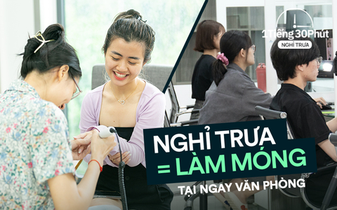 Một công ty mở hẳn "tiệm nails" vào giờ trưa để giúp toàn bộ nhân viên nữ được làm đẹp và thư giãn, cùng khu vực giải trí trị giá hơn chục tỷ