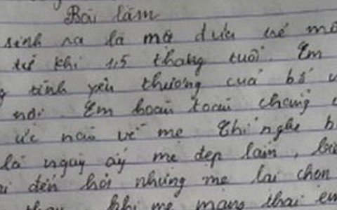 Bật khóc trước bài văn kể về người mẹ đã khuất của nam sinh lớp 7
