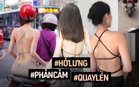 Chị em mặc áo yếm phô trọn lưng trần ra phố: Có đáng để bị quay lén và bêu riếu?