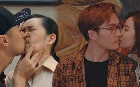 Những cảnh hôn nằm ngoài kịch bản và phản ứng bất ngờ của sao Việt