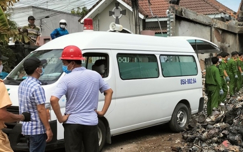 Đã tìm thấy 3 mẹ con trong căn nhà bị cháy ở Ninh Thuận