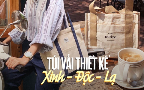 Đeo túi vải vừa xinh vừa bảo vệ môi trường và đây là 4 địa chỉ sắm sửa bạn cần ghim ngay