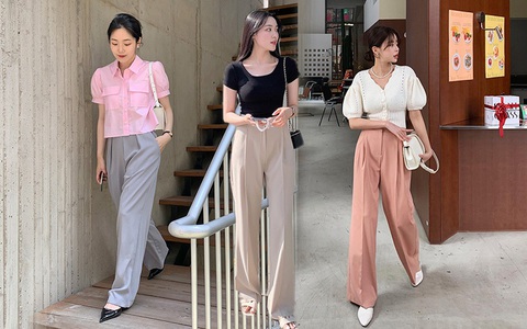 10 set đồ chứng minh khả năng hack tuổi hiệu quả của quần âu sáng màu