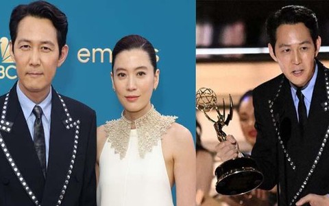 Tài tử 'Trò chơi con mực' cùng bạn gái là vợ cũ ‘Thái tử Samsung’ làm nên lịch sử tại Emmy