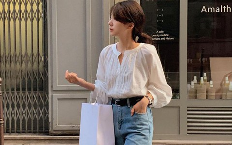 Học nữ blogger người Hàn sống ở Pháp cách lên đồ thanh lịch, trẻ trung đầu thu