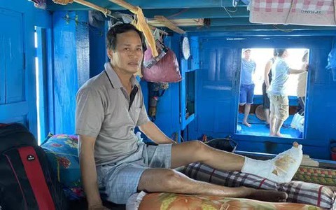 Ngư dân Quảng Ngãi kể lại giây phút bị bắn trọng thương ở ngư trường Trường Sa