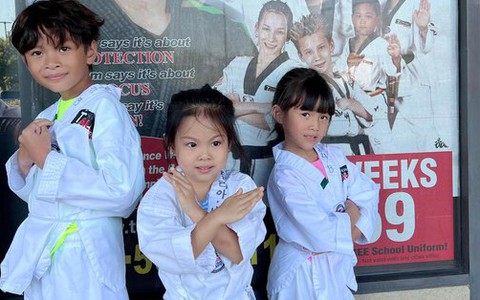 Ca sĩ Thanh Thảo vui mừng vì 3 con đều đam mê võ thuật