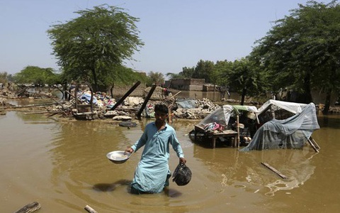 Mưa lũ nghiêm trọng ở Pakistan: Số người thiệt mạng vượt 1.200, dự báo mưa lớn tiếp diễn