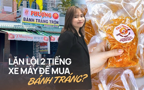 Tiệm bánh tráng ở Long An đang nổi đình đám có gì mà khiến nhiều người cất công đi quãng đường hơn 1 tiếng đồng hồ để mua cho bằng được?