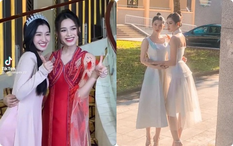 Lọt ống kính 'team qua đường', nhan sắc của Đỗ Thị Hà và Á hậu Phương Nhi vẫn cực xinh đẹp