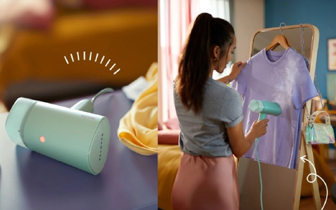 4 loại bàn là hơi nước cầm tay có thể mang đi khắp nơi, nhỏ xinh tiện lợi, giá phải chăng