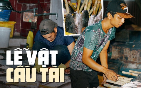 Lò cá lóc nướng lớn nhất TPHCM "đỏ lửa xuyên đêm" chuẩn bị cho ngày vía Thần Tài
