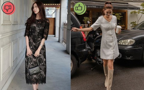 5 mẫu váy liền không nên sắm diện Tết