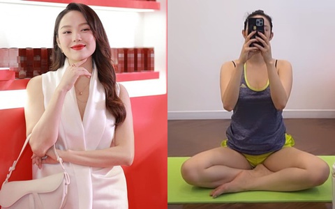 Minh Hằng quyết tâm giảm cân sau 1 tháng sinh con