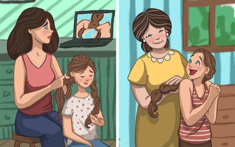 10 tình huống thể hiện sự khác biệt một trời một vực giữa bà và mẹ khi chăm trẻ