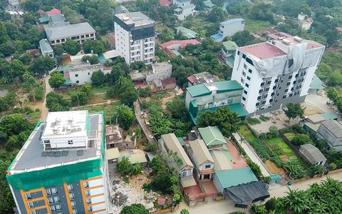 Hàng loạt chung cư mini ở huyện Thạch Thất bất ngờ "trùm mền"