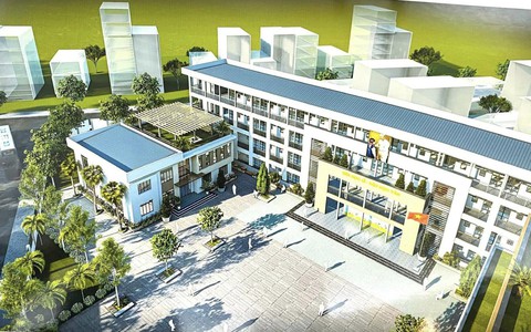 Thêm trường TIỂU HỌC CÔNG LẬP được phê duyệt cải tạo, xây mới ở quận Hoàng Mai: Phụ huynh hân hoan vì to đẹp quá!