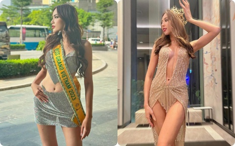 Điểm chung trong phong cách Lê Hoàng Phương và Thùy Tiên tại Miss Grand International