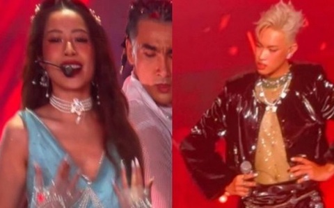 Chi Pu và Pháp Kiều cùng đu bay trên sân khấu Rap Việt Concert, đọ dáng khi catwalk cực 'slay'!