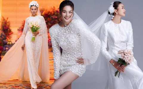 Những lần Thanh Hằng mặc váy cưới đẹp lộng lẫy | Tin tức Online
