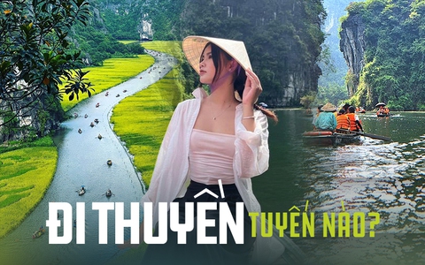 Chưa đến mùa Xuân nhưng khách đổ xô về Tràng An (Ninh Bình), vậy mùa này nên đi tuyến nào để ngắm trọn cảnh sắc?