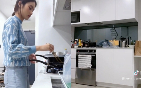 Hoa hậu Ý Nhi hé lộ không gian sống tại Úc, tự tay làm 1 việc gây ấn tượng