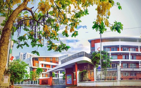 Một trường cấp 2 công lập ở Hà Nội "ĐỐN TIM" phụ huynh vì đẹp quá, nhìn đã muốn cho con vào học