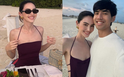Mai Davika khoe khoảnh khắc ngọt ngào bên bạn trai hơn 9 tuổi ở Maldives, fan hào hứng chờ màn cầu hôn lãng mạn bên bờ biển