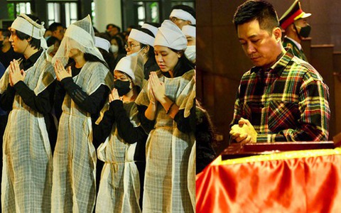Lễ tang nhạc sĩ Xuân Phương: Vợ con nghẹn ngào, Hồ Quỳnh Hương, Tam Ca 3A, Tuấn Hưng khóc tiễn biệt