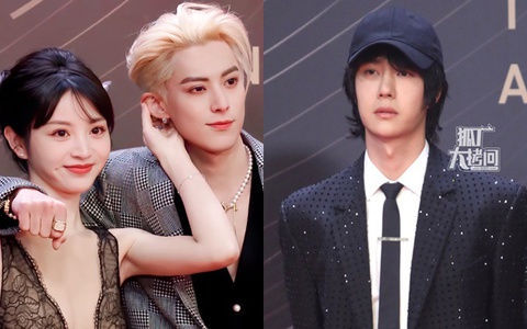 Thảm đỏ "hot" nhất Cbiz hôm nay: "Thời Yến" Vương Hạc Đệ tình tứ bên một cô gái, Vương Nhất Bác để mặt mộc?