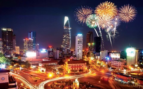 TP.HCM bắn pháo hoa ở đâu dịp Tết dương lịch 2024?