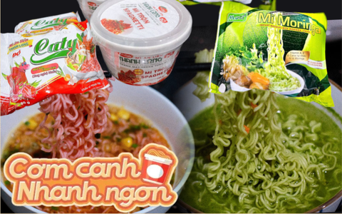 Bất ngờ với hương vị của hai loại mì tôm "xanh, đỏ" đang hot trên MXH: Có ngon như lời đồn?