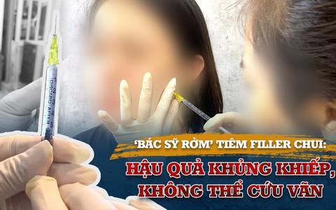 "Bác sỹ rởm" tiêm filler chui: Hậu quả khủng khiếp, không thể cứu vãn