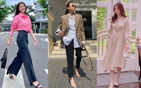 10 ý tưởng diện đồ công sở siêu trẻ trung từ mỹ nhân Việt