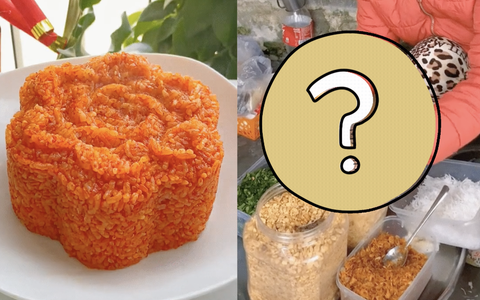 Hết bánh tráng trộn, bún trộn, bây giờ đến xôi gấc cũng trộn: Thành phẩm khiến nhiều người bất ngờ